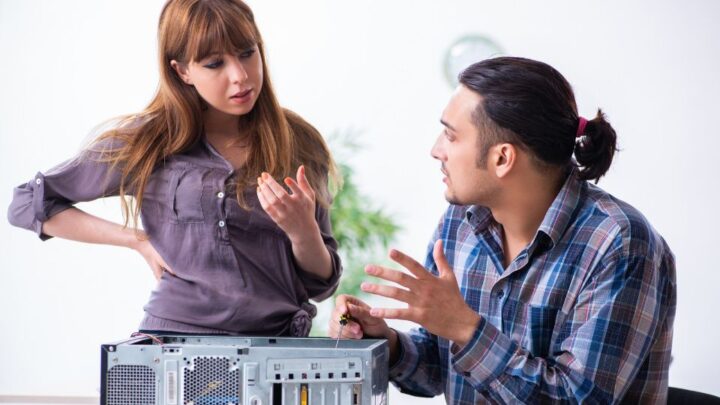 IT support vs computer repair for a home office